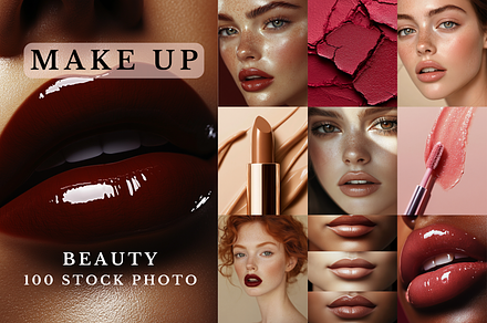 Aesthetic Makeup Beauty Stock images, a Beauty & Fashion Photo by MarkoPresets