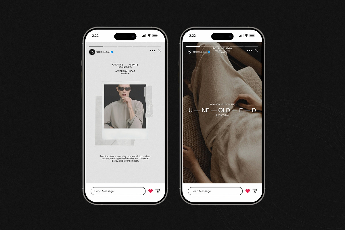 FOLD | Instagram STORIES Bundle, a Social Media Template by Pixel Grid (Photo 4 of 10)