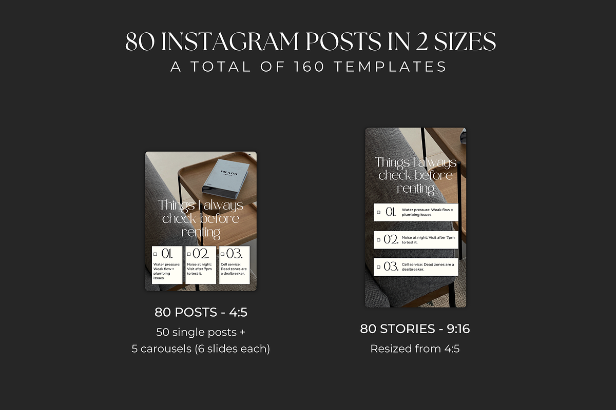 Instagram Bundle for Real Estate, a Social Media Template by Meraki Templates (Photo 4 of 13)