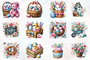 Rustic Easter Day Clipart, an Illustration by RobertsArt (Thumbnail 7 of 7)