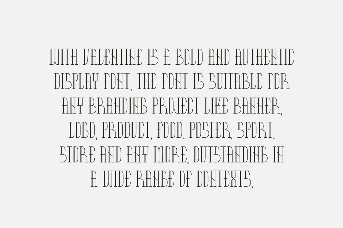With Valentine Font, a Serif Font by QR Design Studio (Photo 4 of 7)