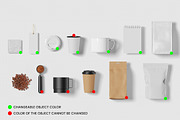Coffee branding mockup bundle, a Cups & Container Mockup by mockupocka (Thumbnail 10 of 11)