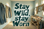 Bead Roks Denim - Built Rough, a Sans Serif Font by HypeWorksCo (Thumbnail 10 of 12)