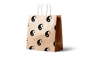 Seamless pattern Yin Yang symbol, a Pattern Graphic by Viktorijareut (Thumbnail 4 of 5)