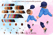 My Lovely Baby Clipart, Mom and Baby, a Person Illustration by ArtedeCatrin (Thumbnail 3 of 10)
