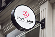 Love Heart Logo Template, a Branding & Logo Template by Logo Lab (Thumbnail 2 of 3)