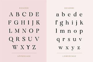 Roserri - Modern Ligature Serif