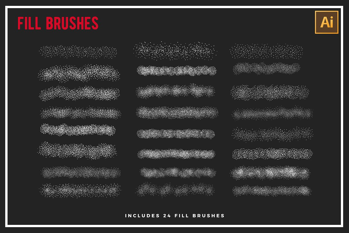 Illustrator Brushes Super Bundle, a Brush Add-On by AndrewPixel (Photo 4 of 25)
