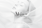 Millennia - M monogram brand identit, a Graphic by Graphema Digital (Thumbnail 4 of 12)