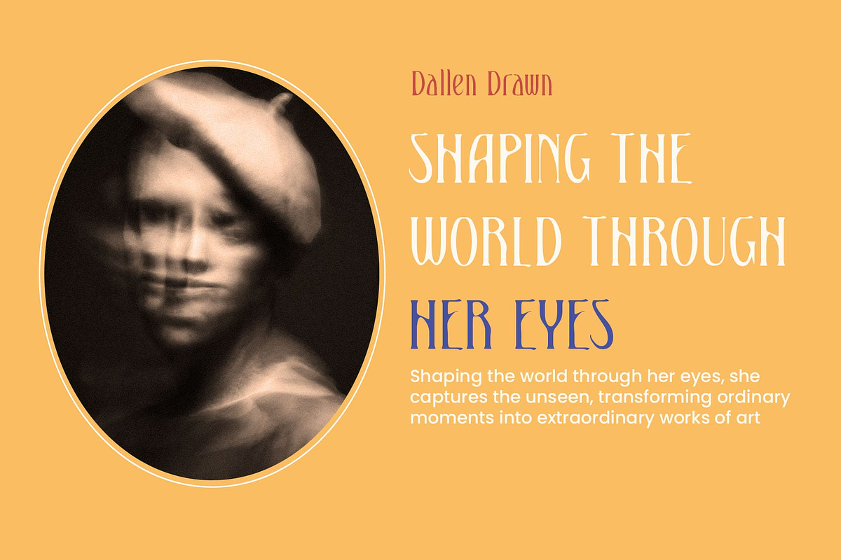 Dallen Drawn, a Serif Font by Craft Supply Co. (Photo 7 of 8)