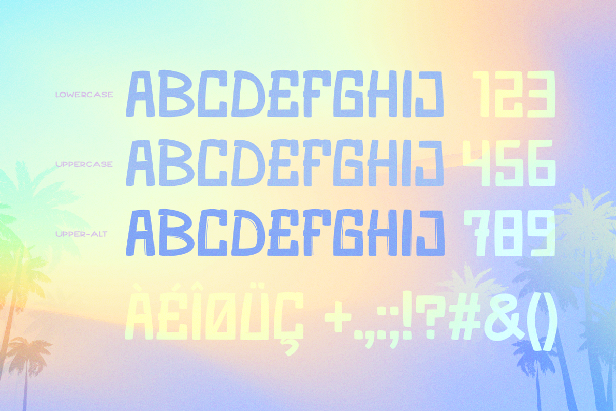 Santa Monica Cool Font preview 2