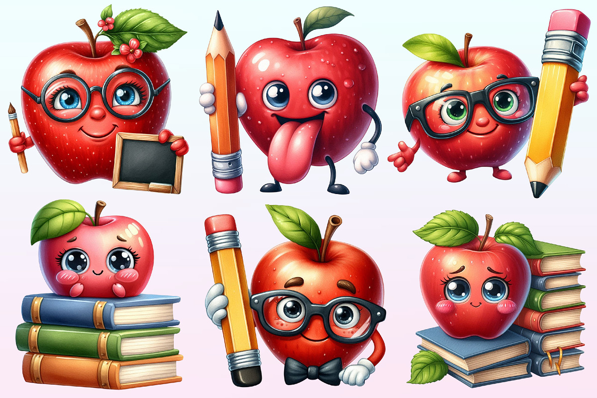 Back to School Funny Apple, a Graphic by CitraGraphics (Photo 2 of 4)