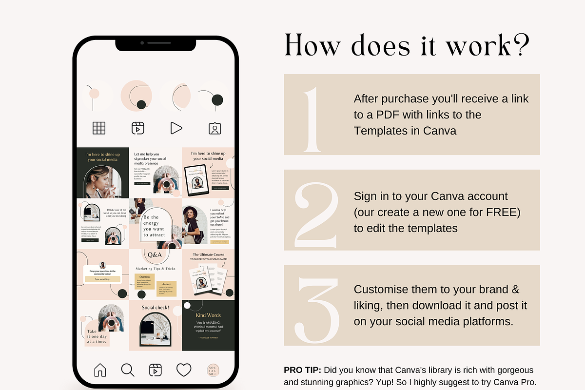 Instagram Highlights Icon Boho Canva, a Social Media Template by HerstedHertz (Photo 5 of 5)