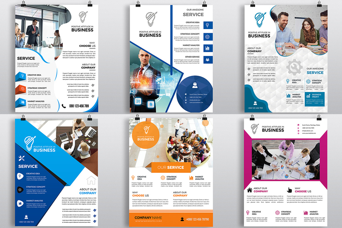 500+ Corporate Business Flyers, a Flyer Template by Imagine Design Studio (Photo 2 of 68)