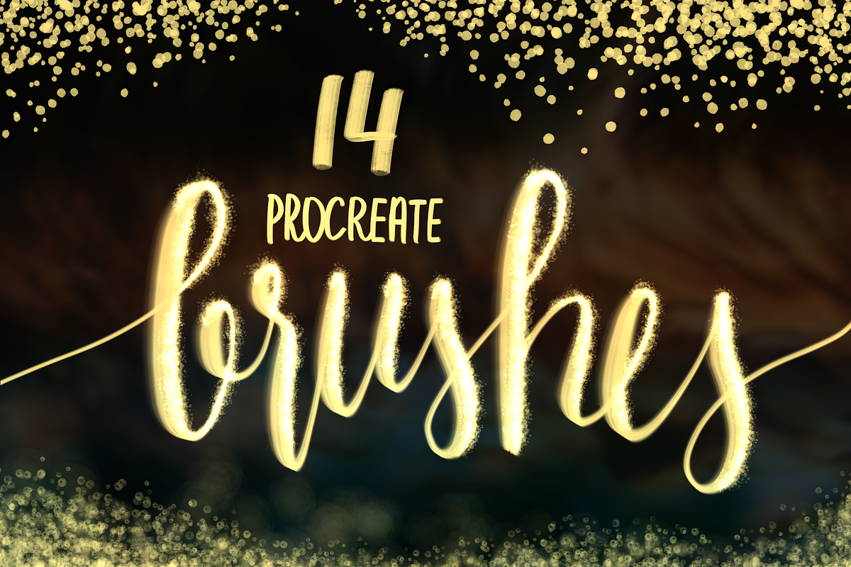 Procreate Light and Effect Lettering preview 2