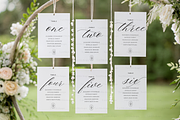 Wedding Seating Chart Mockup, an Advertising Mockup by TatiMockup (Thumbnail 4 of 4)