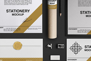 Branding Stationery Mockup - IX