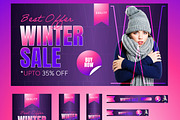Winter Sale Web Banner Ads, an UI Kit Template by CreativeShaper (Thumbnail 2 of 3)