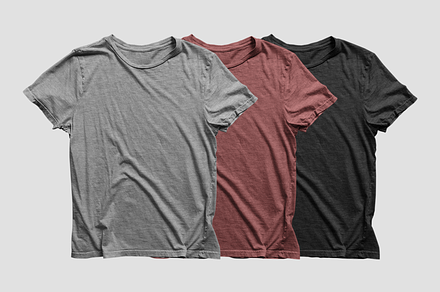 Heathered T-Shirt Mockup