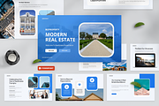 Modern Real Esate Powerpoint, a Presentation Template by Annora Studio (Thumbnail 1 of 8)