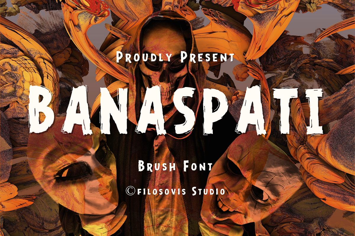 Banaspati | Brush Font, a Slab Serif Font by filosovis (Photo 1 of 5)