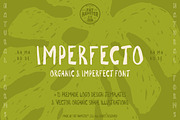 Imperfecto organic & natural font, a Handwritten Font by Fat Hamster (Thumbnail 1 of 13)