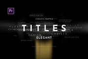 Titles Elegant Cinematic (Premiere), a Templates & Theme by Atamotion (Thumbnail 1 of 8)