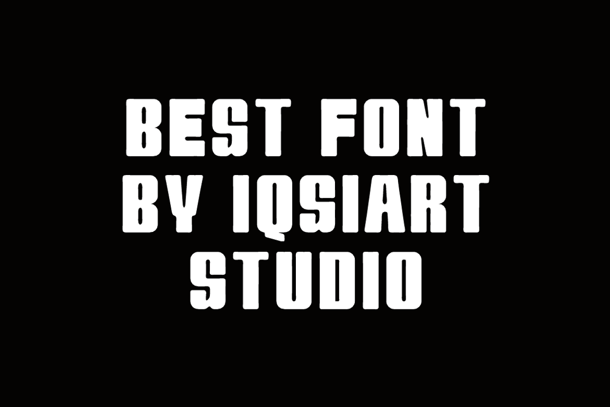 Waqonde - Sport Font, a Sans Serif Font by Iqsiart Studio (Photo 3 of 6)