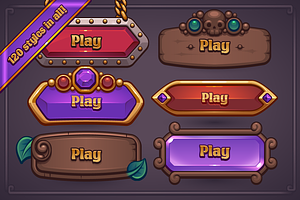 Fantasy Game Button Maker