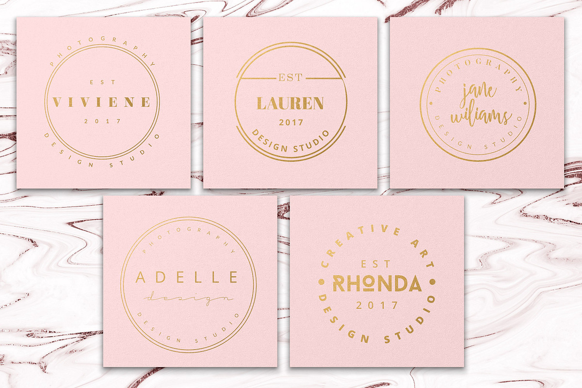 PREMIUM 120 Stamp Logo Bundle, a Branding & Logo Template by IsikChic (Photo 15 of 30)