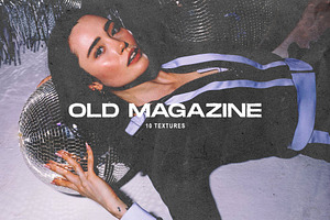 Old Magazine Offset Overlay Textures, a Texture Graphic by Goodies.Buro