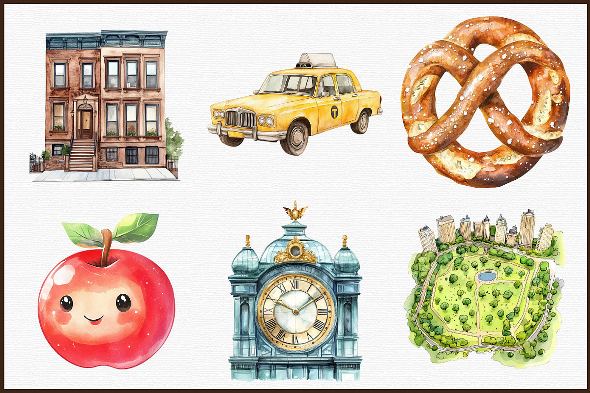 New York Tour Clipart, an Illustration by Sublimation Artist (Photo 3 of 6)