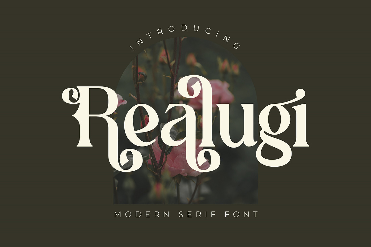 Realugi, a Serif Font by Rishsketch (Photo 1 of 13)