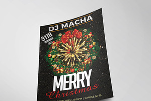 Christmas Party Flyer Template Vol.4