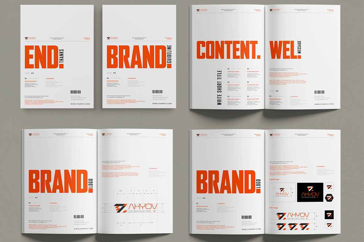 Brand Guidelines Corporate Identity, a Brochure Template by MightyDesign (Photo 2 of 6)