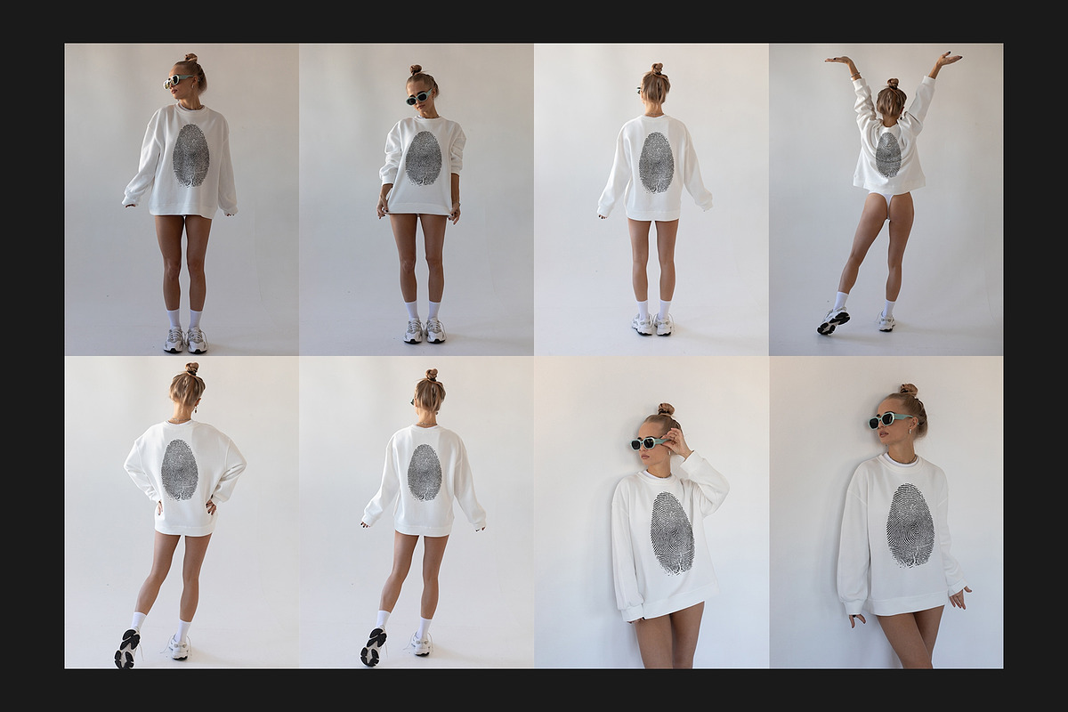 Sweatshirt Mock-Up Set, a Hoody Mockup by Freeman Studio (Photo 8 of 16)