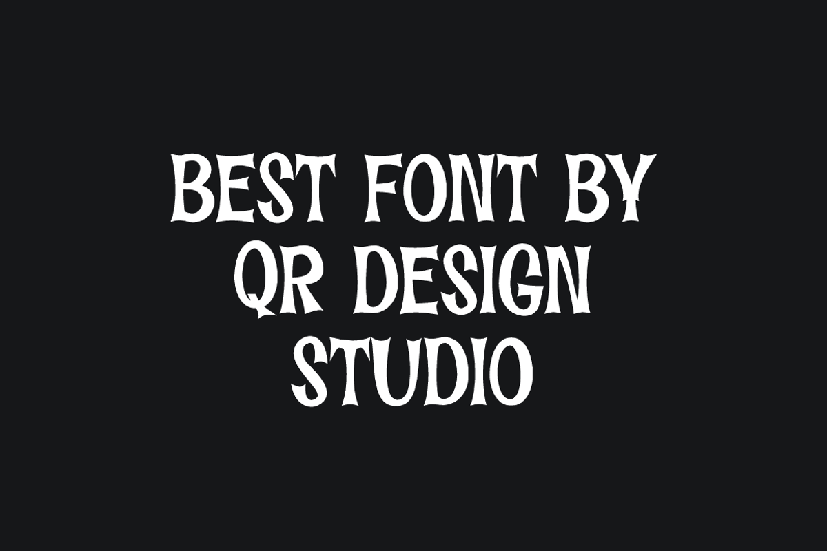 Tinokpa - Halloween Font, a Blackletter Font by QR Design Studio (Photo 8 of 11)