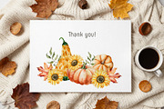 COSY AUTUMN - Watercolor collection, a Seasonal Illustration by Navenzeles (Thumbnail 14 of 14)