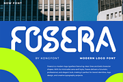 Fosera – Modern Logo Font, a Sans Serif Font by overlaytemplates (Thumbnail 1 of 5)