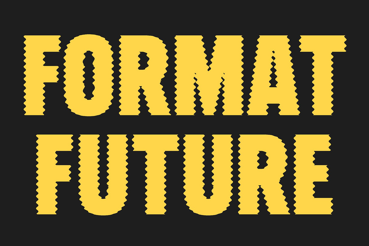 Arnel Distort, a Sans Serif Font by Craft Supply Co. (Photo 2 of 8)