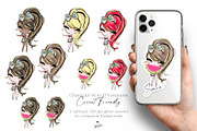 Summer Beach Girls Tropical Clipart, a Person Illustration by KaramfilaS (Thumbnail 2 of 8)
