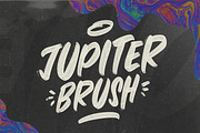 JUPITER BRUSH Font, a Font by Cameron Humphries (Thumbnail 1 of 9)