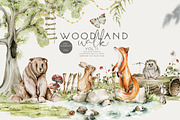 Woodland animals Bundle 2000, an Animal Illustration by 60secondsArt (Thumbnail 12 of 13)
