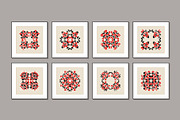 Folk Embroidery Printable Wall Art, a Background Graphic by C Design Studio (Thumbnail 7 of 13)