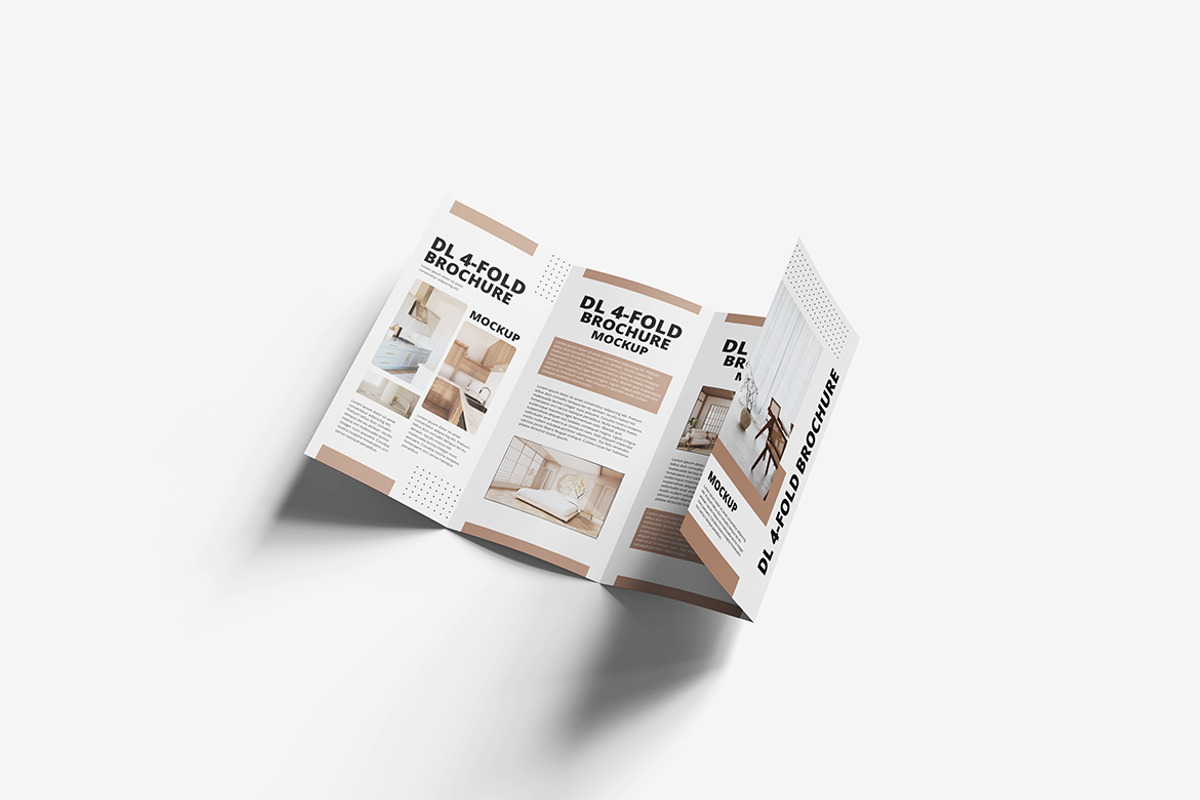 DL 4 Fold Mockup, a Product Mockup by Indah (Photo 2 of 6)