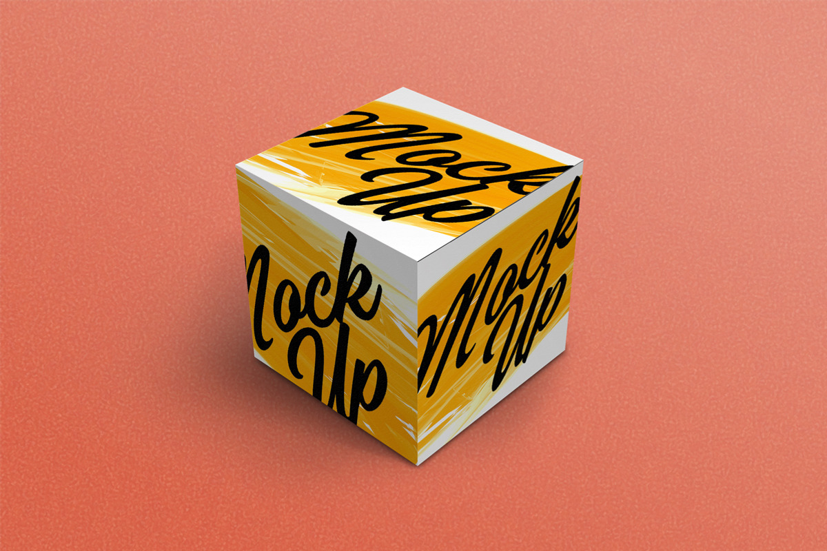 Square Box Package, a Cups & Container Mockup by shaman (Photo 1 of 7)