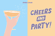Sparkle Squad | Hand Drawn Font, a Handwritten Font by Denustudios (Thumbnail 3 of 15)