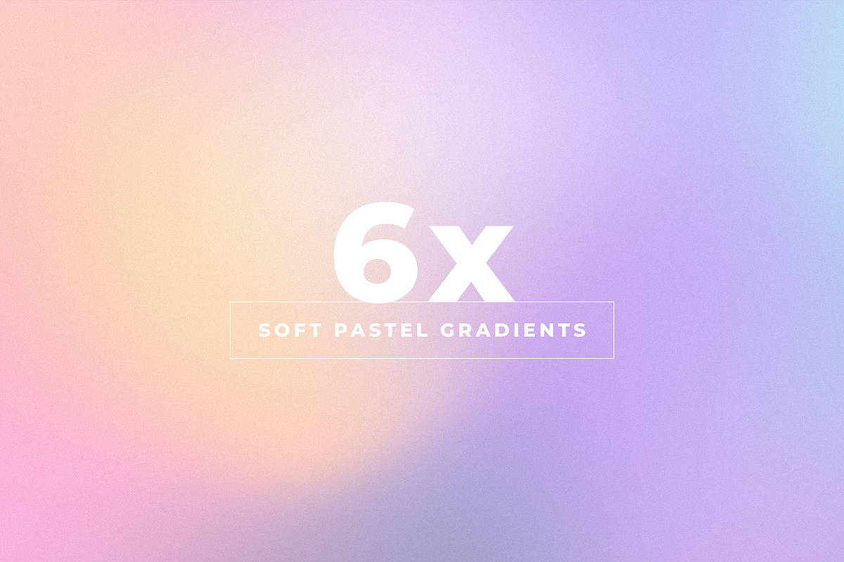Soft Pastel Gradient Backgrounds, a Background Graphic by Filip Studio (Photo 1 of 9)