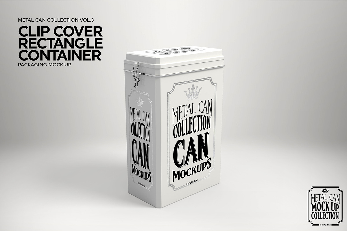 ClipCover Rectangle Container Mockup, a Product Mockup by INCDesign (Photo 3 of 5)