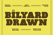 CS Bilyard Drawn, a Slab Serif Font by Craft Supply Co. (Thumbnail 1 of 8)